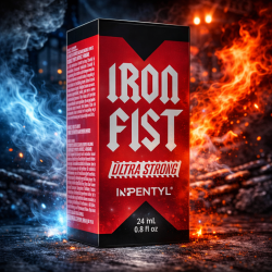 Poppers Iron Fist Rouge 10ml / 24ml – puissant effet rapide